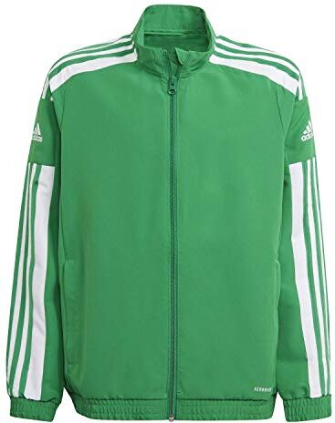 Adidas Unisex Bambini E Ragazzi Giacca Da Tuta Sq21 Pre Jkt Y, Team Green/White, , 176