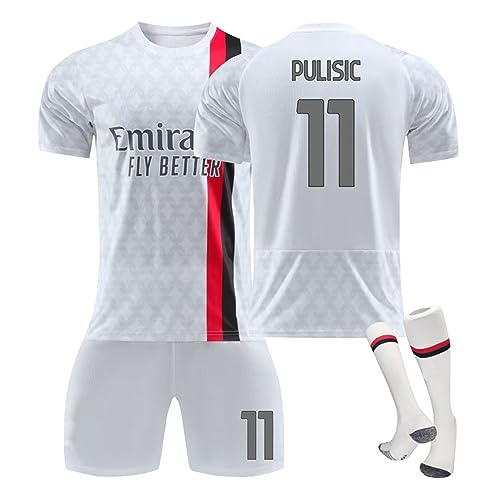 DUOROUPUTAO Maglia da Calcio Maglia Calcio Uomo Maglie Calcio Bambino Pantaloncini Calcio Kit Allenamento Calcio Tuta Calcio Completino Calcio Uomo Calze Calcio Antiscivolo(4- F11,M)