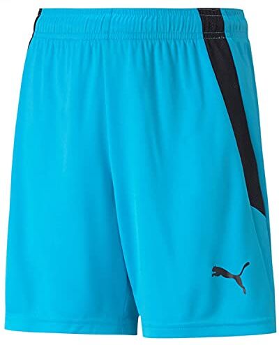 Puma Teamliga Shorts Jr – Pantaloncini Unisex per Bambino, Unisex Bimbi 0-24, Pantalone Corto, 704931-40, Blu, 12 Anni