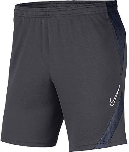 Nike Y Nk Dry Acdpr Short KP – Pantaloni Corti Unisex Bambini, Unisex Bambini, , Antracite/Grigio Ossidiana/Bianco, M