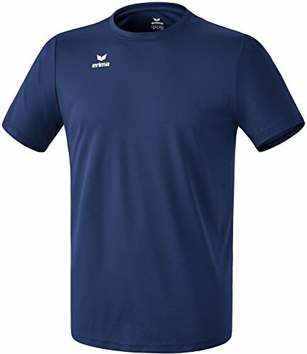 Erima Teamsport, Maglietta a Maniche Corte Unisex Bambini, Blu (New Navy), 152