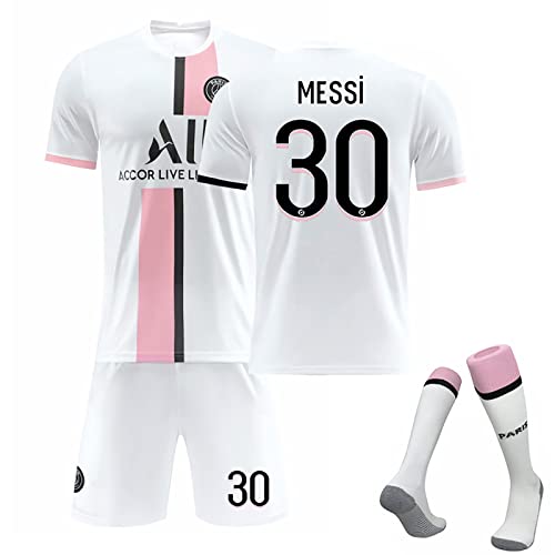 Generic Maglia PSG Bambino Calcio Paris Maglia Completo PSG Kit Allenamento Calcio, Tuta PSG Uomo T-Shirt Pantaloncini di Calcio da Uomo Bambino, Maglietta di Paris