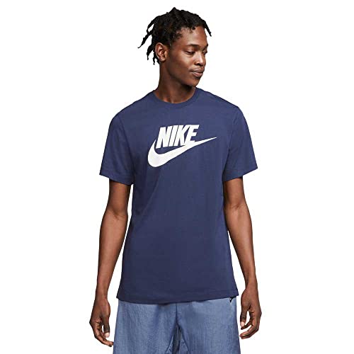 Nike NSW Icon Futura T-Shirt Midnight Navy/White S