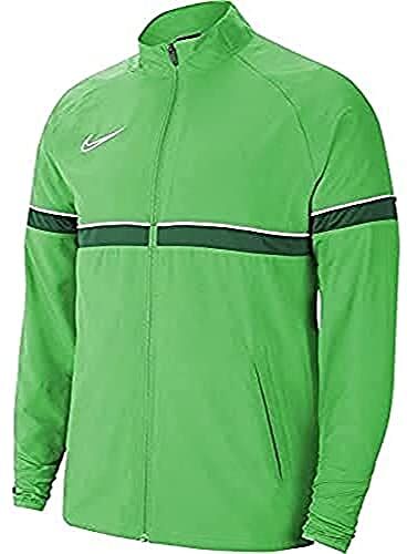 Nike Y Nk Dry Acd21 Trk Jkt W Giacca sportiva da bambino, Unisex Bambini, , verde/bianco/verde pino/bianco, 8-10 anni