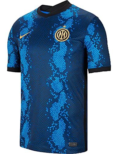 Nike FC Inter Stagione 2021/22 Maglia Home Attrezzatura da gioco, L, Uomo