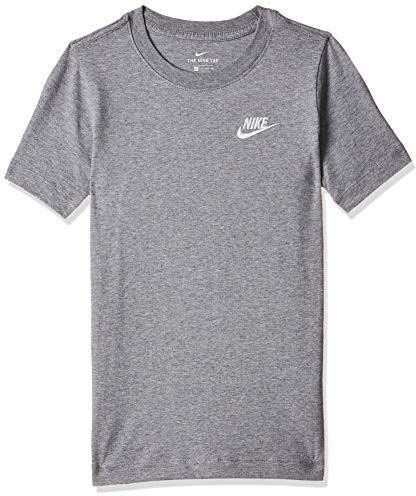 Nike B NSW Tee EMB Futura Tshirt, Bambino, Grigio, L