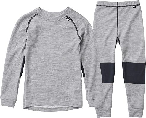 Helly Hansen Unisex Bambini Kids HH Lifa Merino Set, Grigio, 6