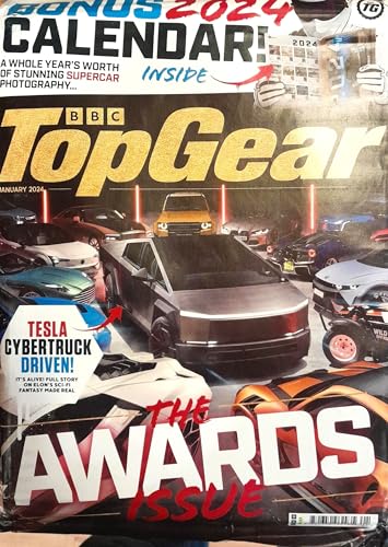 Bbc Real Bbc Top Gear Magazine January 2024 Tesla Cybertruck Driven It'S Alive! Full Story On Elon'S Sci-Fi Fantasy Made Real