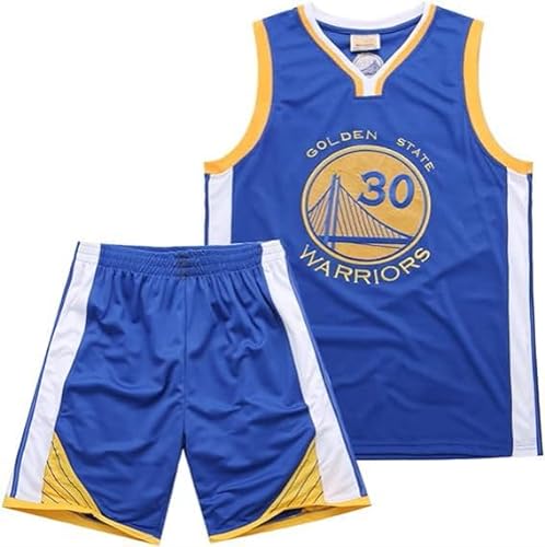 FUTERLY Completo Basket Bambino,2 Pezzi Completo Basket Ragazzo,Divisa Basket Bambino,Maglia Basket Bambino,Canotta Basket Bambino e Pantaloncini,Completino Basket Bambino,Blu,L/160