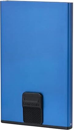 Samsonite Alu Fit SLG custodie per carte Unisex, Blau (True Blue), 10.2 cm