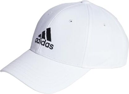 Adidas BBALL CAP COT Cappellino Unisex Adulto white/black Taglia OSFC