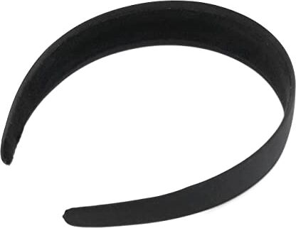 Generico Cerchietti per Capelli Donna Nero, Cerchietto Ferma Capelli, Fascia capelli per Ragazze e Donne, Frontino capelli fermagli fermaglio (Nero 3cm)