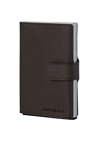 Samsonite Alu Fit SLG custodie per carte Unisex, Braun (Dark Brown), 10.2 cm