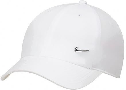 Nike DF Club Berretto da Baseball, Bianco/Argento Metallizzato, L XL Uomo