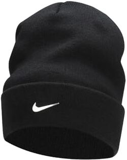 Nike U NK Peak Beanie SC MTSWSH L Berretto Unisex Adulto Black/Metallic Silver Taglia 1SIZE