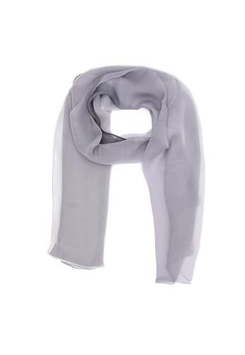 QUEEN HELENA Foulard Fantasia Sciarpa Velata Leggera Sottile Casual Morbida Donna (Grigio)