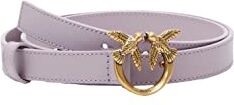 Pinko Love Berry H2 Belt Vitello Set Cintura, Blu (Y13q_Iris-Antique Gold), S Donna