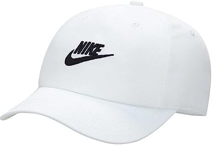 Nike K NK Club cap US CB FUT WSH Berretto Unisex Bambino Black/White Taglia 1SIZE