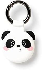 Legami Key Ring For, Portachiavi Per AirTag 3 8X5 Cm In Silicone E Metallo Tema Panda Personalizza Il Tuo Di Unisex Adulto, Taglia unica