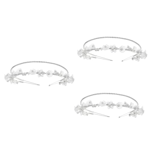 FRCOLOR 3 Pz di strass perla da sposa cerchietto di perle barrette forcine cerchietto sposa accessori per fasce di strass Dipartimento di Mori per velo