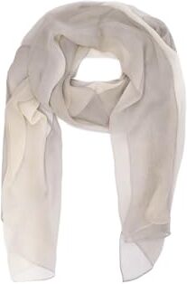 QUEEN HELENA Foulard Fantasia Sciarpa Velata Leggera Sottile Casual Morbida Donna (Beige)