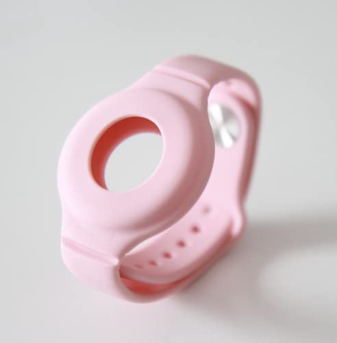 Generic Portachiavi Apple Airtag nuovo modello   Bracciale Airtag per bambini (da 2 anni) e adulti   Rosa