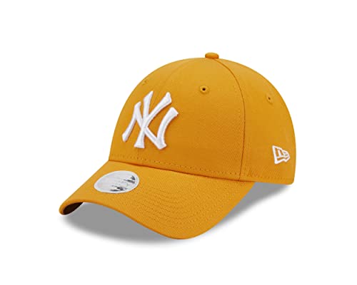 New Era NY cap Yankees MLB Kappe Basecap Damen Frauen Mädchen Gelb sportives Accessoire One-Size