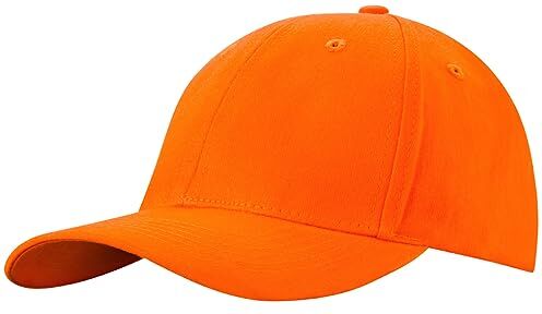 4sold Moda Unisex Cappellino da Baseball Cappello da Sole Estivo Hip Hop Cappello Berretto Uomo Cappello Baseball Unisex Regolabile Snapback Cappelli Golf Cappellino Sport (Orange)