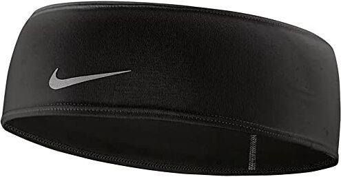 Nike Dri-Fit 042 Fascia per capelli nero/argento, taglia unica