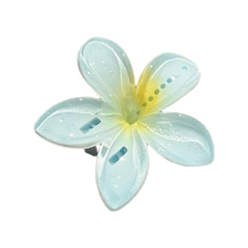 Sorrowso Fermaglio per capelli con fiore Plumeria dolce fatto a mano carino per capelli a becco d'anatra clip copricapo copricapo per capelli per donne ragazza fiore clip per capelli per donne matrimonio