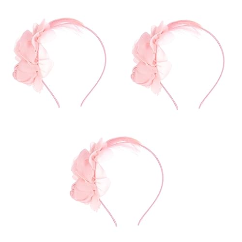 FOMIYES 3 Pz Fascinators Cappelli a Fiori Del Cappello Di Fascinators Per Cappello Vintage Per Ragazza Affascinatore Del Copricapo Abbigliamento Affascinante Mancare