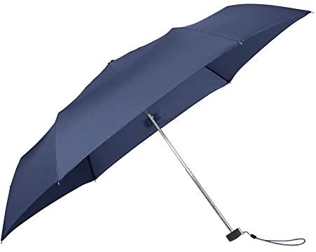 Samsonite Rain Pro 3 Section Manual Mini Flat Ombrello Pieghevole.22 cm, Blu (Blue)