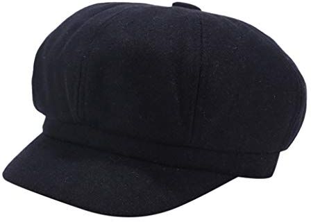 Generic Cappellino alla moda da uomo patch da donna hip-hop coppia abbinata facile cappello e berretto da baseball in pelle cappellini da baseball da uomo (03B-Navy, taglia unica)