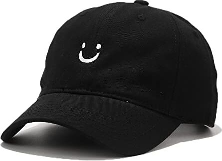 YAMEE Cappello da Baseball Donna Smile Face,Cappello da Sole Estivo Unisex Regolabile,Cappellino Sport Cappucci da Golf