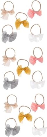 FRCOLOR 15 Pz per elastici per per bambini fasce per per da donna cerchietti bambina bowknot per bambini per ragazza Papillon Tindall