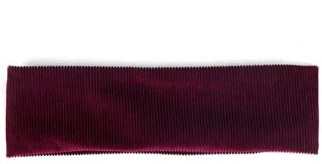 Niiyyjj Donne Autunno Inverno Moda Fascia Cotone Retrò Elastico Capelli Sciarpa Solido Hairband Copricapo Rosso Vino