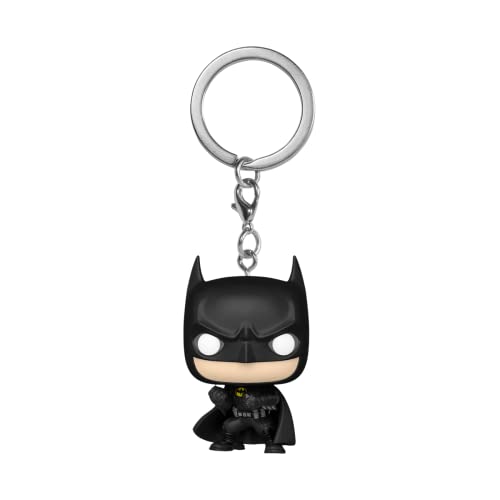 Funko Pop! Keychain: DC The Flash Batman DC Comics- Mini Figura in Vinile da Collezione Novità Portachiavi Riempitivi per Calze Idea Regalo Merchandising Ufficiale Minifigure