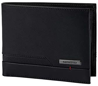 Samsonite Pro-DLX 5 SLG Accessori da Viaggio- Portafogli, Portafoglio Orizzontale: 12.2 x 1.5 x 9.7 cm, Nero (Black)