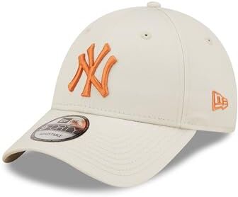 New Era Baseball NY Berretto da Baseball York Yankees Accessorio per i Tifosi Cappellino Strapback Cappello Logo della Squadra 9Forty Beige