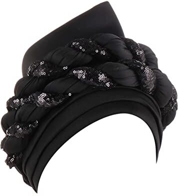 URIBAKY-Kleiden URIBAKY, cappello da donna estivo, musulmano, con paillettes, stile spaziale, esagerato, alla moda, adatto a palla, cappello