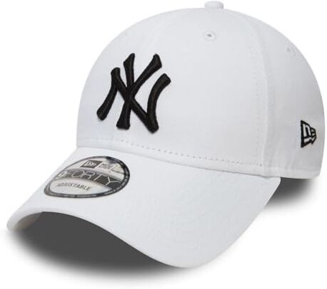 New Era New York Yankees MLB League Essential Bianco 9Forty Berretto Regolabile per Bambini