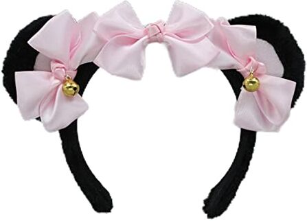 Generic Fumetto Orso Orecchio A Forma Di Capelli Cerchio Donne Animali Forma Trucco Fascia Lavaggio Viso Hairband Festa di Natale Copricapo Accessori