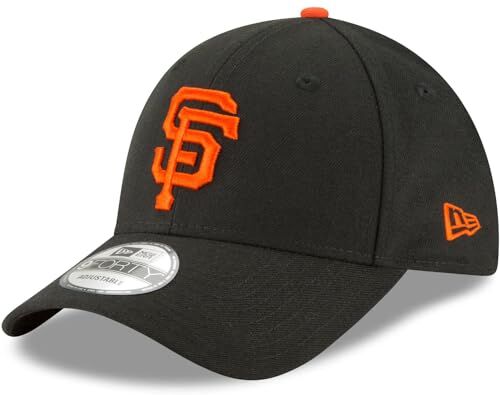 New Era League San Francisco Giants, Capello Da Baseball Uomo, Nero, Taglia unica