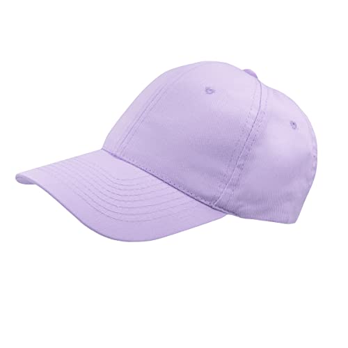 Colours & Beauty Cappello da Baseball Unisex Adulto in Cotone Lilla Regolabile   Cappello con Visiera da Donna   Cappellino Uomo con Visiera   Cappello Estivo   Cappello Casual   Snapback