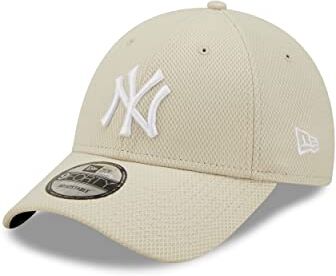 New Era NY Basecap Beige 9Forty gebogener Schirm Cappie Kappe verstellbar York Yankees One-Size