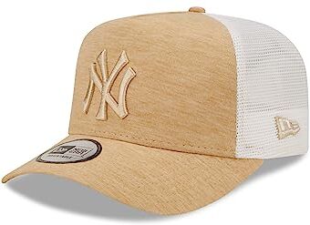 New Era Trucker Kappe Fanartikel Baseball York Yankees Jersey Stone Verstellbar gebogener Schirm A-Frame Trucker cap One-Size