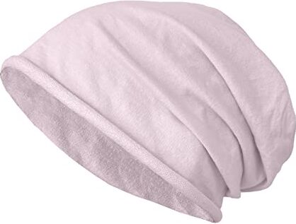 JOPHY & CO. Berretto 100% cottone Elastico e Lungo Unisex per Adulti Uomo Donna e Bambini Cappello in Stile Slouch Leggero cod.1213 (Rosa, Bambino)