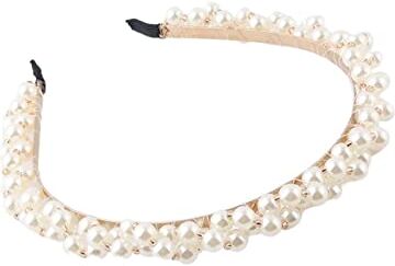 BREFER RHAIYAN Fascia in tessuto di lusso leggero New Fashion Tessuto intarsiato con strass Accessori for capelli geometrici Trend Headband Headwear (Color : 31)