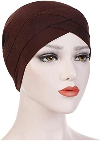 GERRIT Fascia Per Capelli Le donne in velluto cappello turbante cappello musulmano hijab cappucci femminile morbido bandana fascia hijabs testa wrap accessori for capelli Fascia Per Capelli Donna (Color : 2