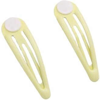 ERICAT 10/20/50 pz Barrette Clip Impostazione Base Accessori for capelli for ragazze fatti a mano fai-da-te (Color : Beige Yellow, Size : 50 Pcs)